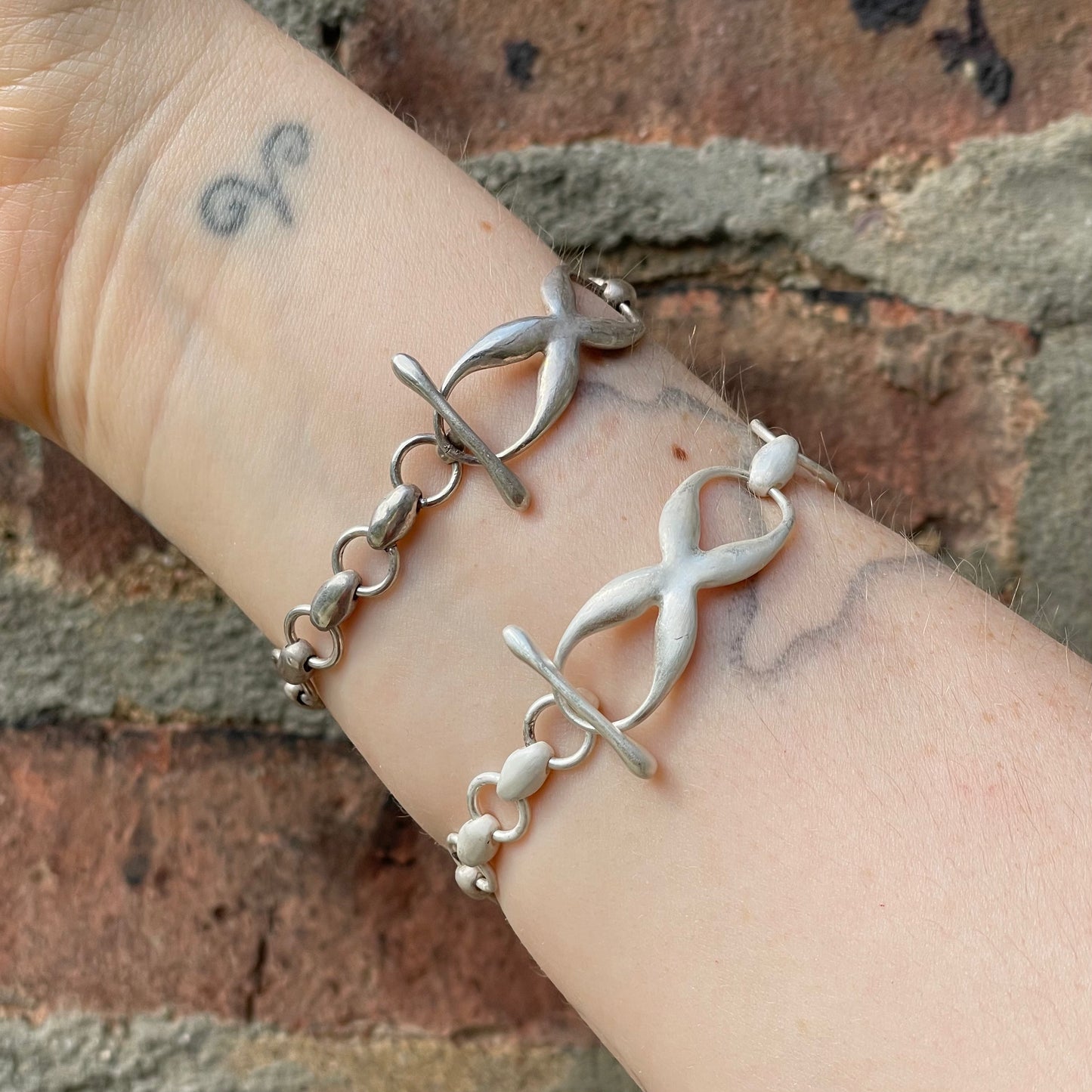 Butterfly link bracelet