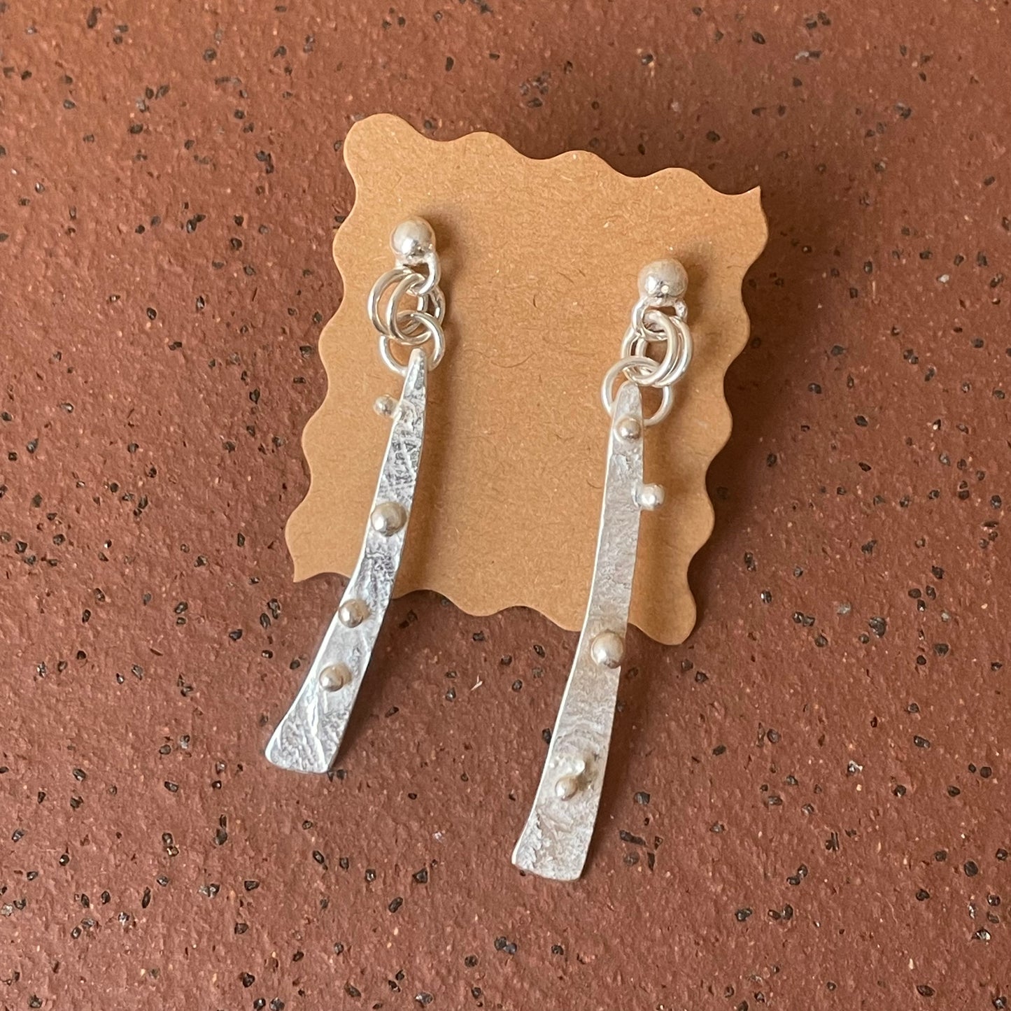 dewdrop grass earrings