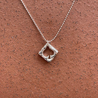 Heart-Grow charm necklace