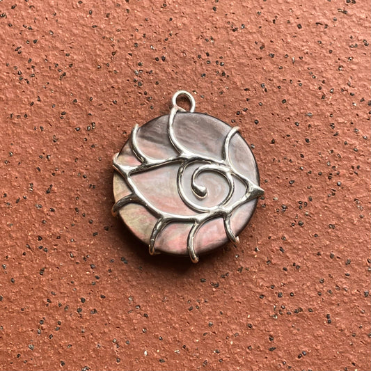 pearly talisman pendant
