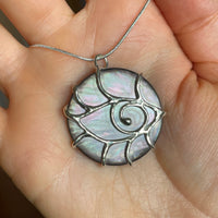 pearly talisman pendant