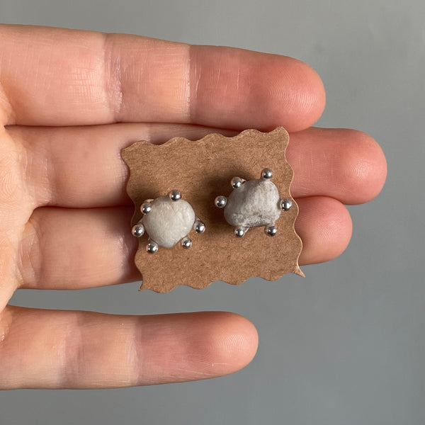 pebble studs