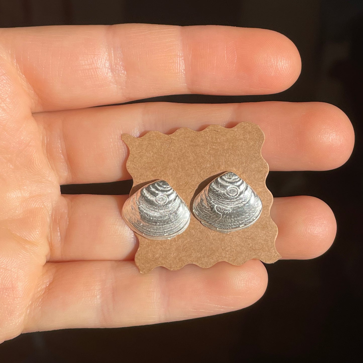 tiny clam studs