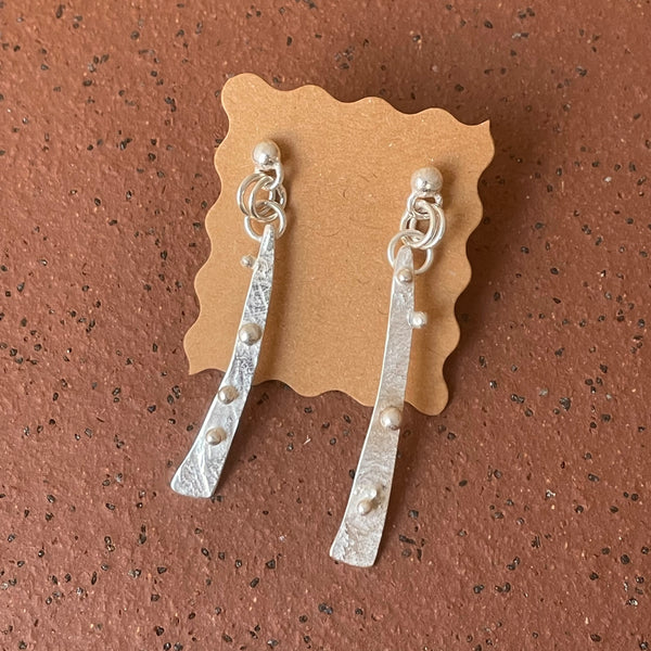 dewdrop grass earrings